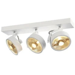 Kalu 3:a QPAR111 LED vägg/taklampa vit