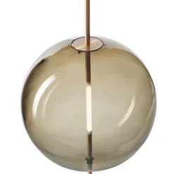Kandinsky 45 Pendant lamp Smoked brown, brass