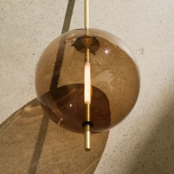 Kandinsky 30 Pendant lamp Smoked brown, brass