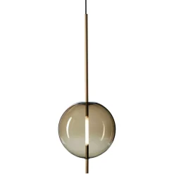 Kandinsky 30 Pendant lamp Smoked brown, brass