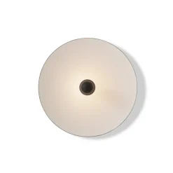 Kantarell vägglampa/plafond Ø55 svart