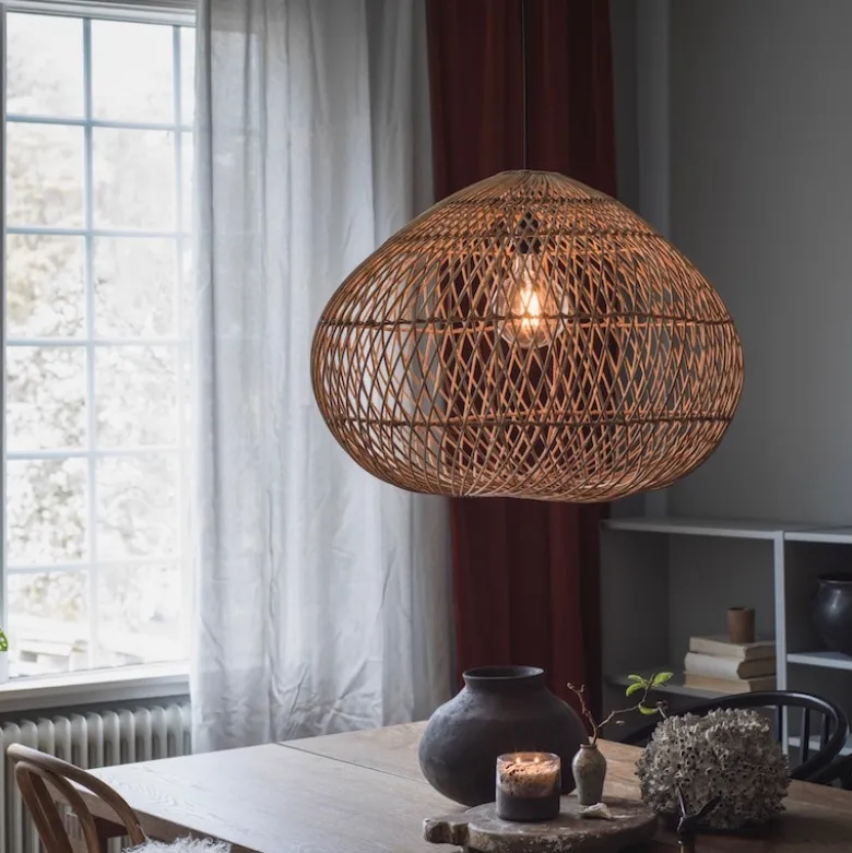 Karen outdoor Ø90 taklampa natur