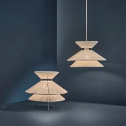 Kiku taklampa white