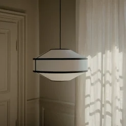 Kite Ø55 taklampa vit/svart