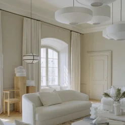 Kite Ø55 taklampa vit/svart