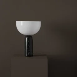 Kizu large bordslampa svart marmor