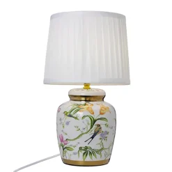 Klassisk mini bordslampa grön