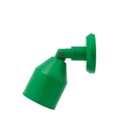 Klip vägglampa grön