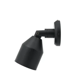 Klip vägglampa svart