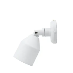Klip vägglampa vit