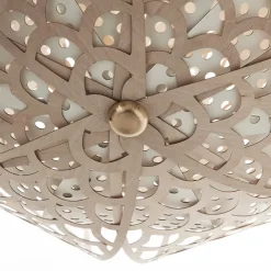 Knopp Stor taklampa vit