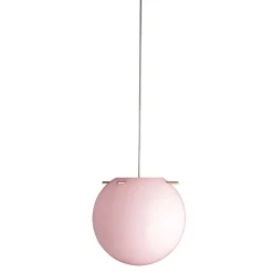 Koi Ø19 taklampa opal rose/brass sticks