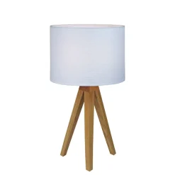 Kullen bordslampa ek/vit