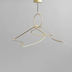 Kumo chandelier taklampa Big brass
