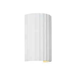 Kymi 220 vägglampa matt vit