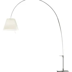 Lady Costanza D13E d. Golvlampa Aluminium vit skärm