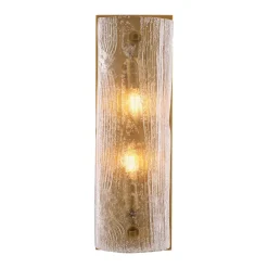Lagos Vägglampa Antik mässing/glas