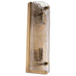 Lagos Vägglampa Antik mässing/glas