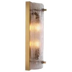 Lagos Vägglampa Antik mässing/glas