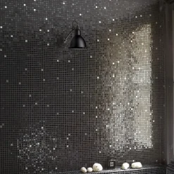 Lampe Gras N°304 Bathroom vägglampa round svart