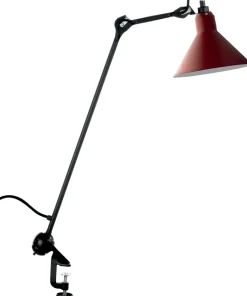 Lampe Gras N°201 bordslampa conic svart/röd