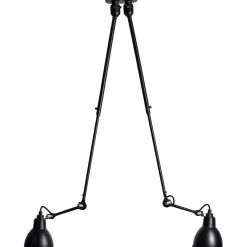 Lampe Gras N°302 double taklampa round svart