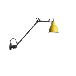 Lampe Gras N°304 L40 vägg/taklampa round svart/gul