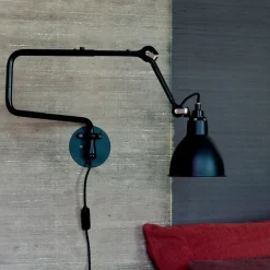 Lampe Gras N°303 vägglampa round svart