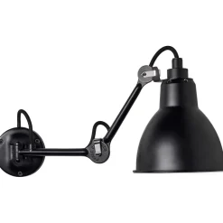 Lampe Gras N°204 vägglampa round svart