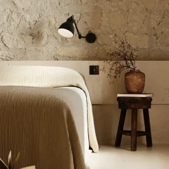 Lampe Gras N°204 vägglampa round svart