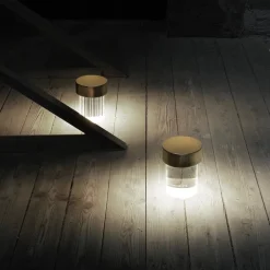 Last order fluted bordslampa matt grön