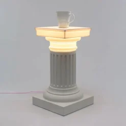 Las Vegas Side Table & Lamp