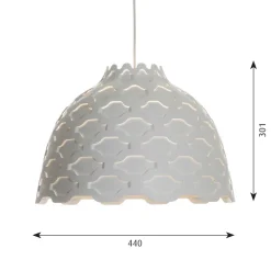 LC Shutters Taklampa white