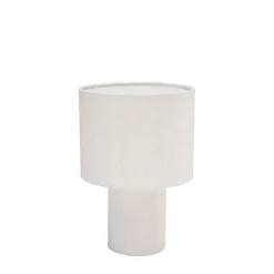 Leah 28 cm bordslampa ljusbeige