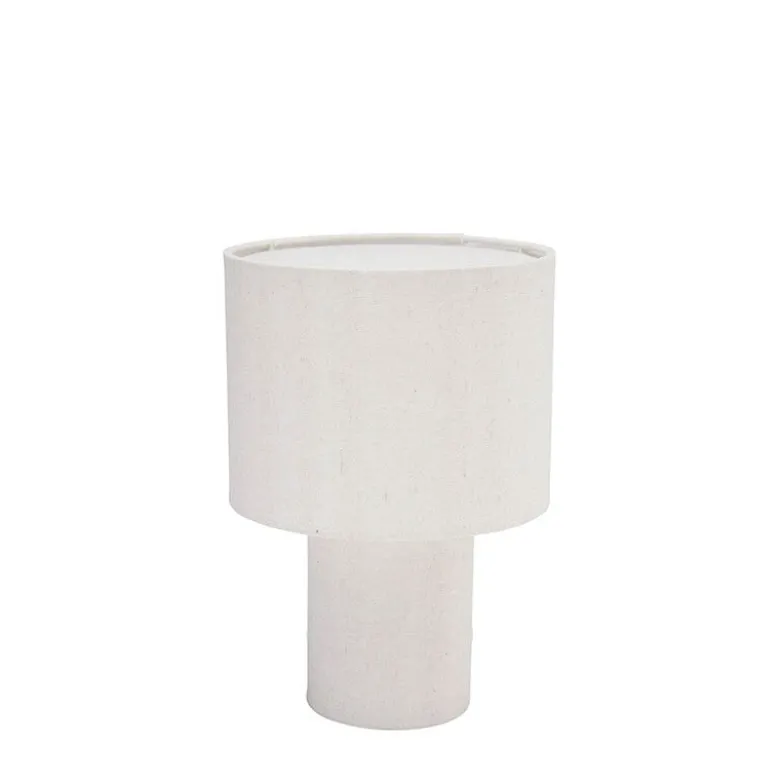 Leah 28 cm bordslampa ljusbeige