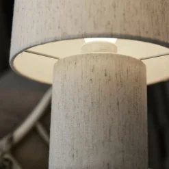 Leah 46 cm bordslampa ljusbeige