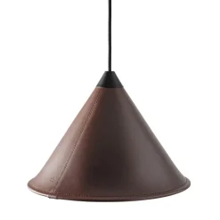 Leather Cone Namibia Ø45 taklampa chocolate