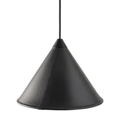 Leather Cone Namibia Ø45 taklampa black