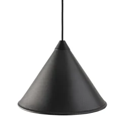 Leather Cone Namibia Ø45 taklampa black