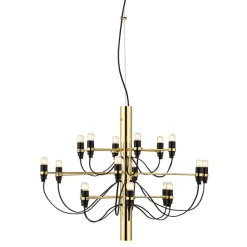 2097/18 LED taklampa mässing