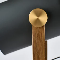 Le Klint 162 Carronade II taklampa svart/rökt ek/mässing