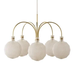 Le Klint 101 chandelier taklampa mässing