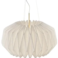 Le Klint 164 round XL softly pleated mässing