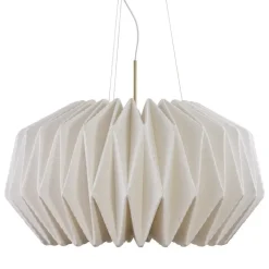 Le Klint 164 round XL softly pleated mässing
