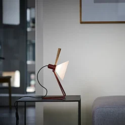 Le Klint 356 Spot tak-/vägglampa oxidröd/rökt ek