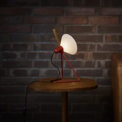 Le Klint 356 Spot tak-/vägglampa oxidröd/rökt ek