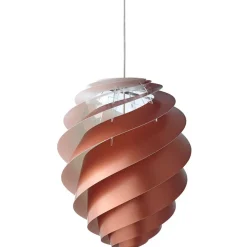 Le Klint 1312 Swirl 2 medium taklampa koppar