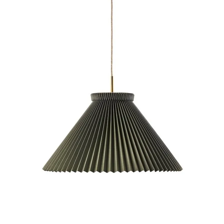 Le Klint 1-30 taklampa mässing/moss green