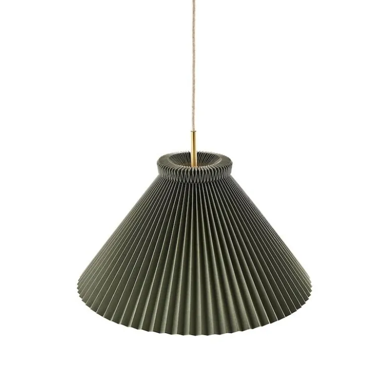 Le Klint 1-30 taklampa mässing/moss green