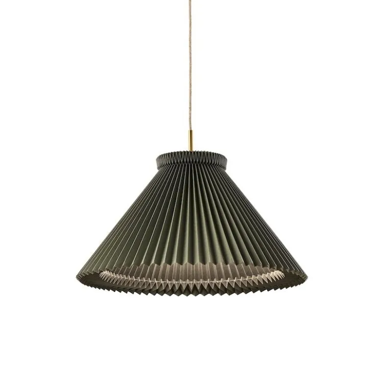Le Klint 1-30 taklampa mässing/moss green